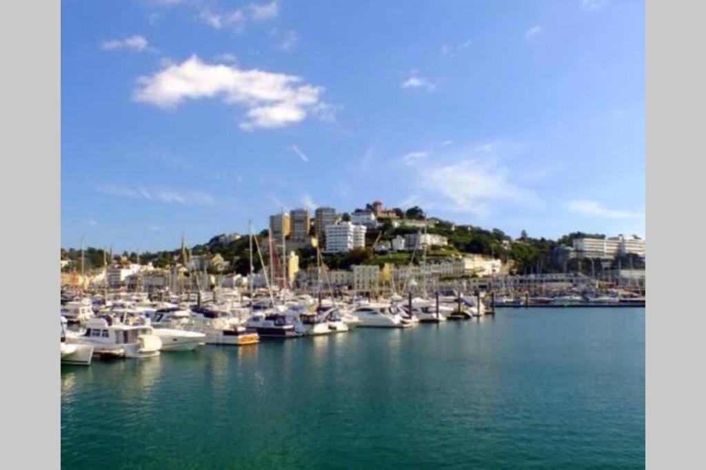 **Sunny And Bright, Thatchers Rock One Bed Beach Front Apartment*** Torquay Eksteriør billede